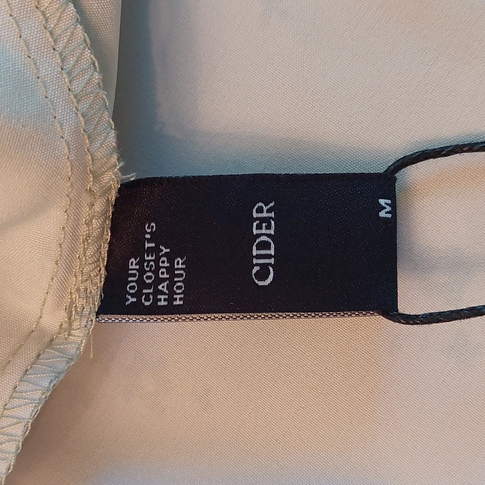 NWT! • Cider | Aqua satin dress |  M - Picture 12 of 12